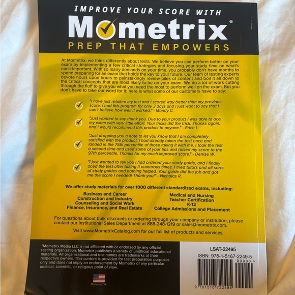 LSAT Prep 2023-2024 Book - Picture 2 of 2